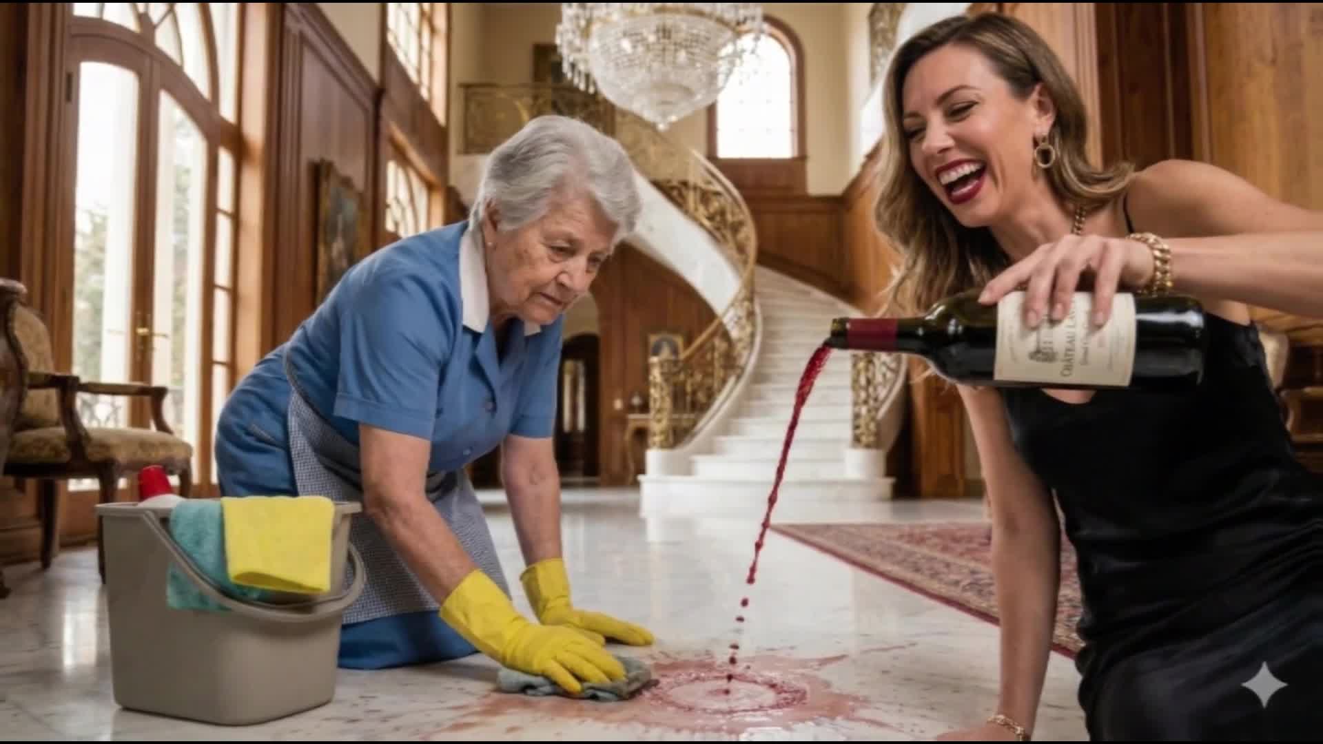 Er kam früher nach Hause… und entdeckte, wie seine Frau seine eigene Mutter behandelte